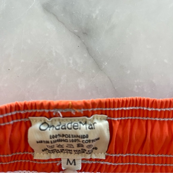 OndadeMar Swim Trunks. Orange. M - Picture 4 of 6